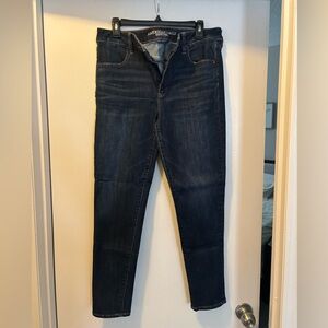 American Eagle Outfitters Dark Blue High Rise Jegging